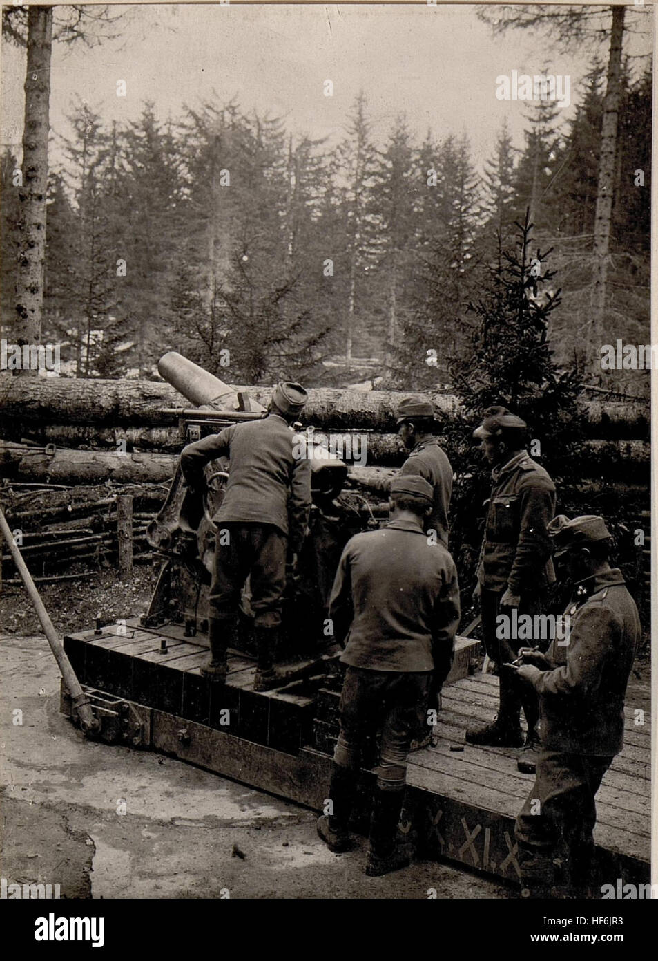 Lavaroneplateau. 10 cm. SchartenHaubitze. 15637240 Stockfotografie Alamy