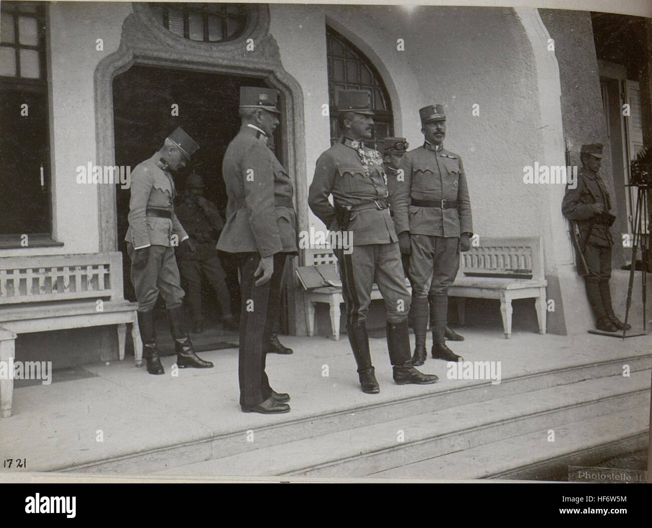 Levico. Besuch Erzherzog Josef Beim 11. Armeekommando. 15647278) Stockfoto