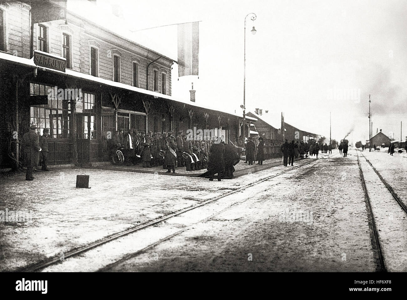 Narrow Gauge Railway Bosnien und Herzegowina Station-Sarajevo Kaiser-Karl Stockfoto