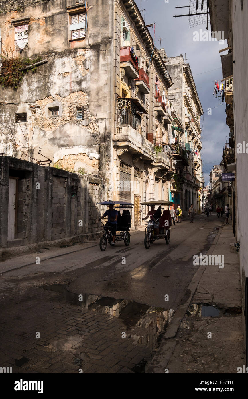 Compostela Straße in Havanna Vieja, Altstadt, La Havanna, Kuba. Stockfoto