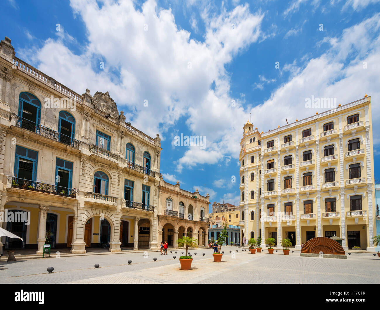 Havanna, Kuba. Plaza Vieja, Habana Vieja, Havanna, Kuba Stockfoto