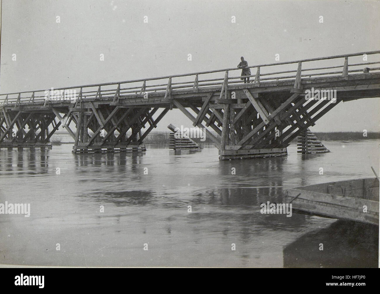 Eröffnung der Linsingen Brücke, Wahrscheinlich Nahe Kowel 15683155) Stockfoto