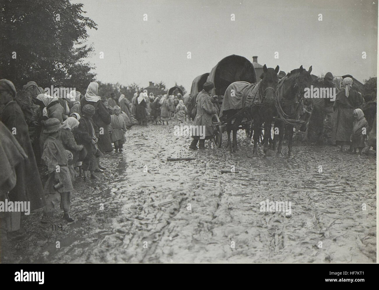 Kowel, Evakuierte. 15677148) Stockfoto