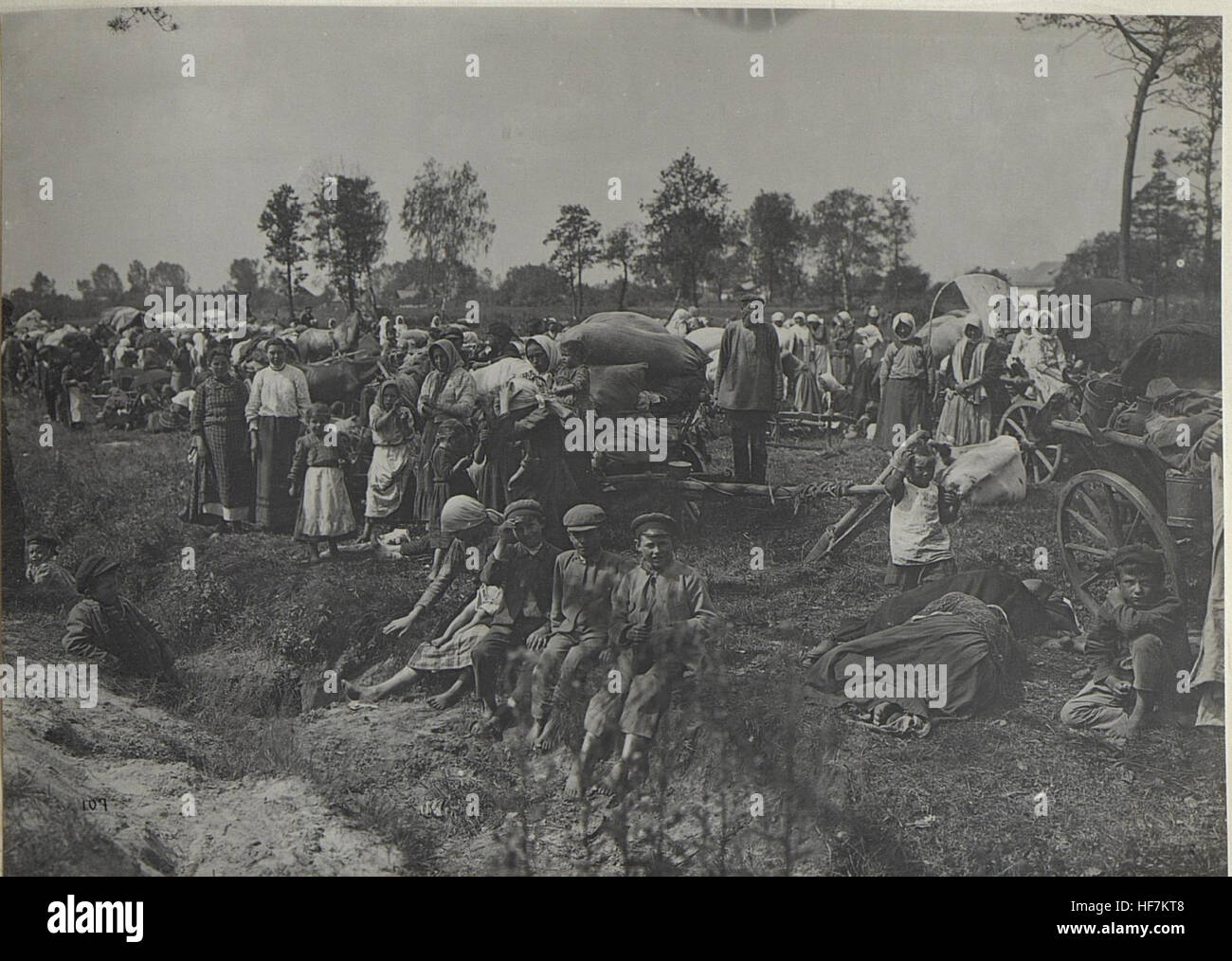 Kowel, Evakuierte. 15677064) Stockfoto