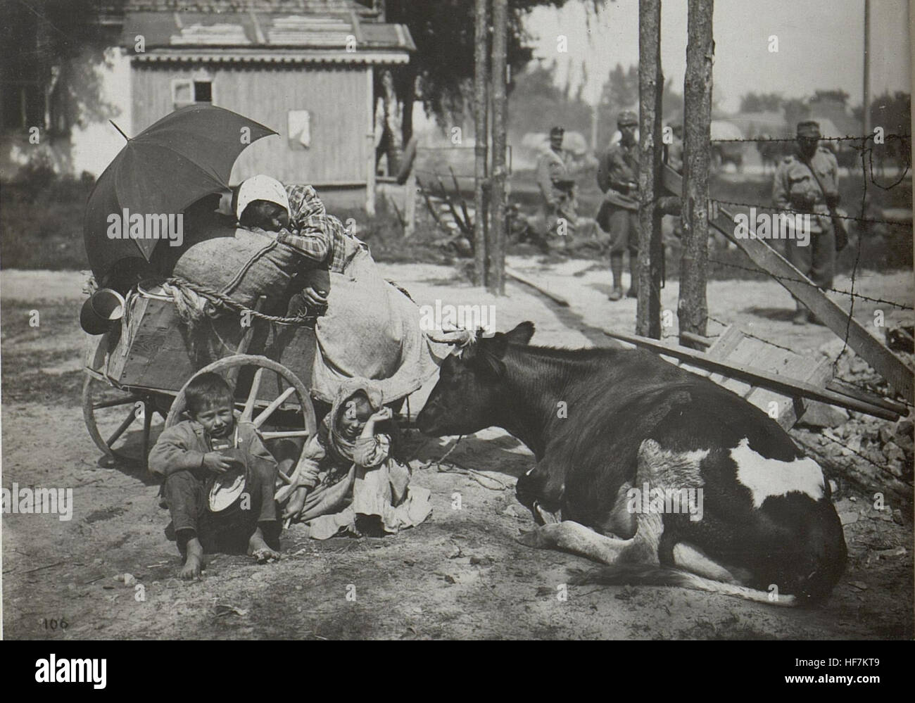 Kowel, Evakuierte. 15677057) Stockfoto