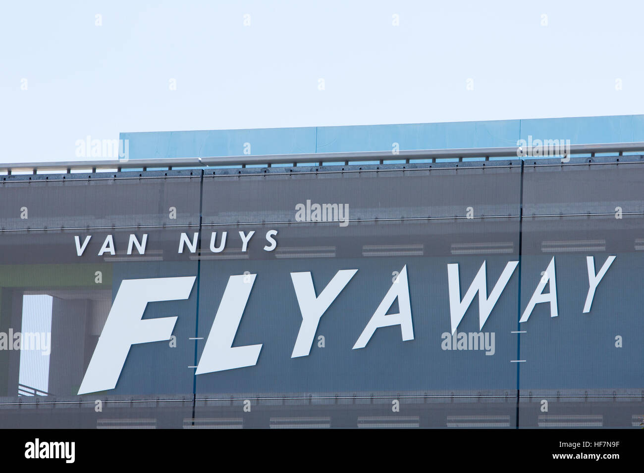 Die flyaway in Van Nuys Stockfoto