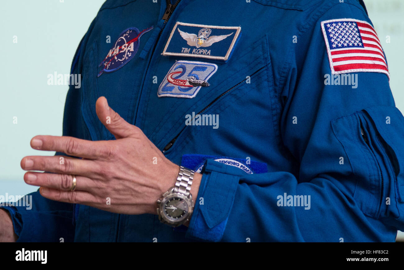 NASA-Astronaut Tim Kopra spricht zu Studenten an der George Mason University, Donnerstag, 15. September 2016 in Fairfax, Virginia. Stockfoto