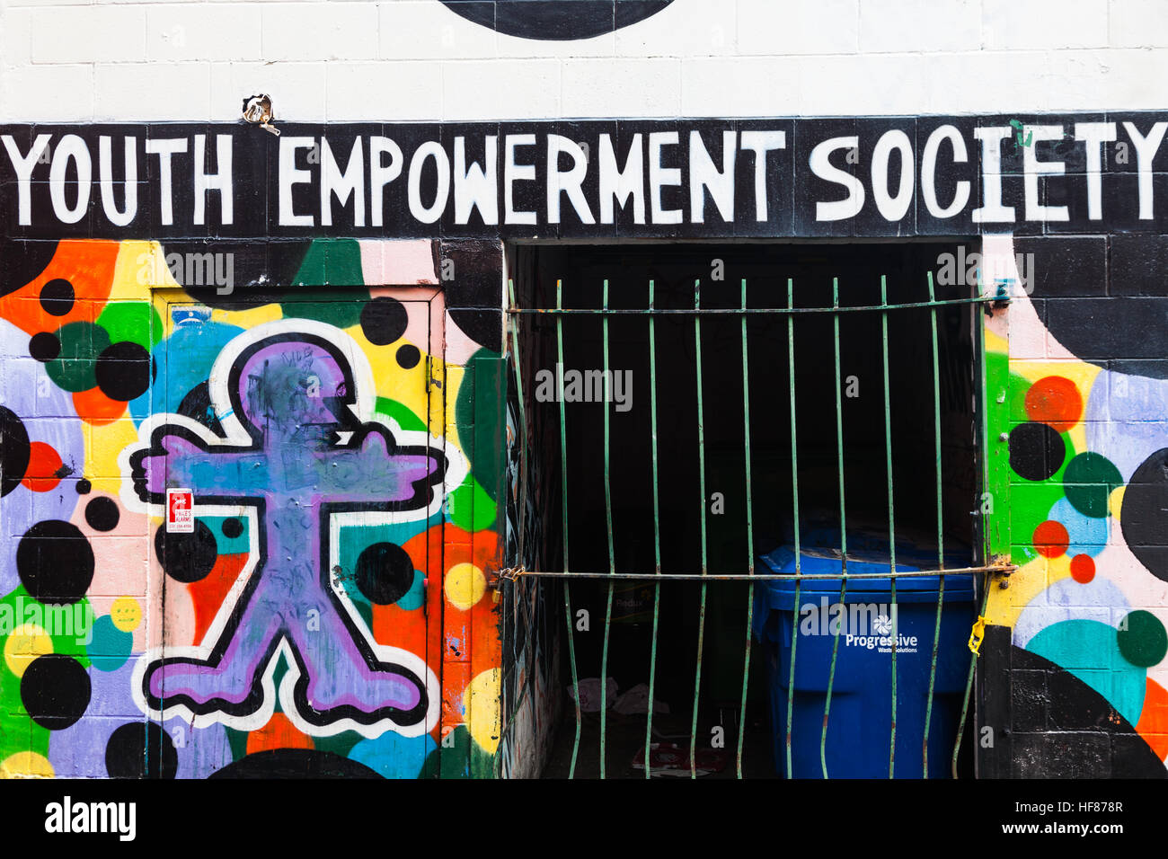 Youth Empowerment Gesellschaft Gebäude im Zentrum von Victoria, Kanada Stockfoto