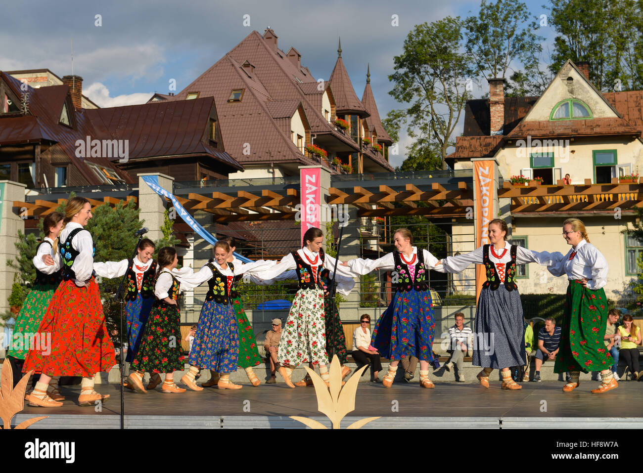 Festival der Bergfolklore, Zakopane, Polen, Festival der Berg Folklore, Polen Stockfoto
