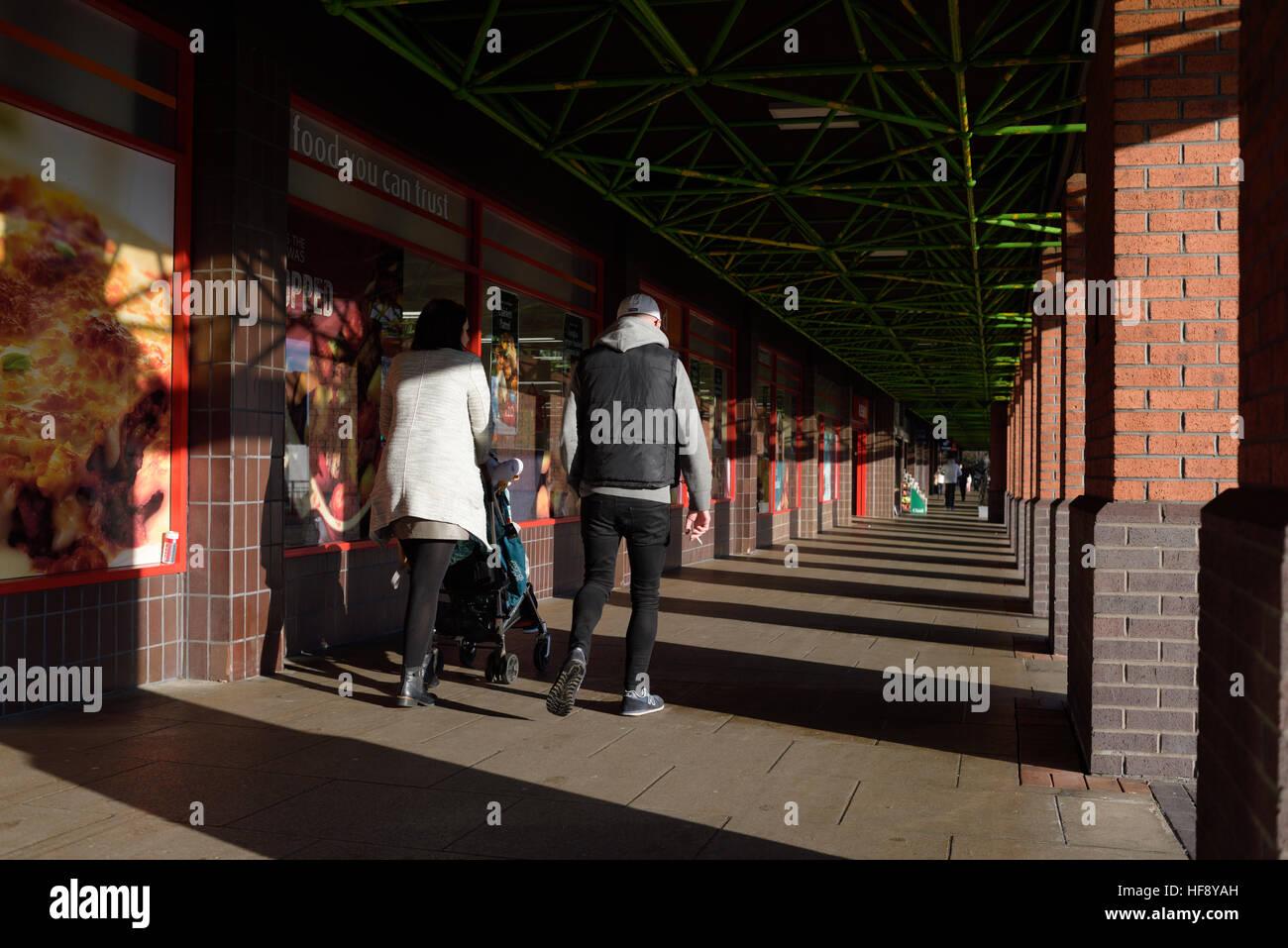 Nottinghamshire Marktstadt von Mansfield, UK. Stockfoto