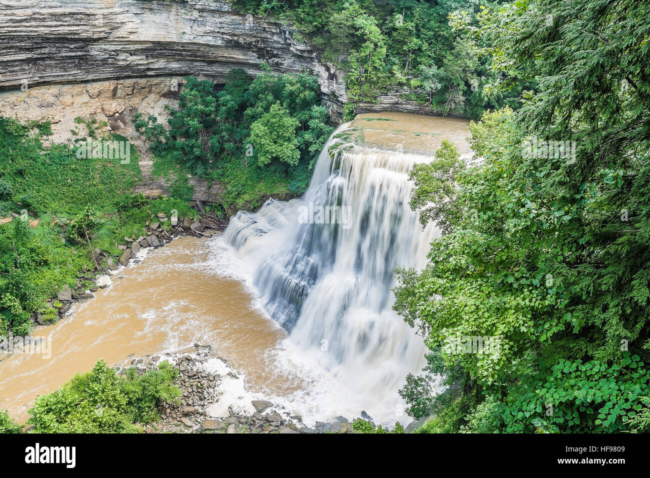 Appalachian Wasserfälle. Stockfoto