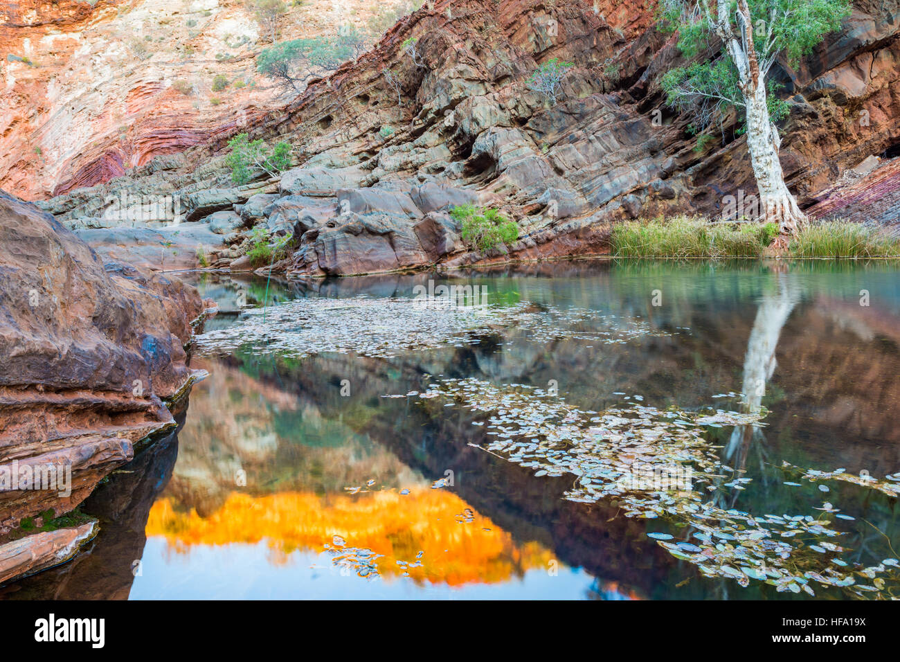 Hamersley Gorge, Karijini, Westaustralien Stockfoto