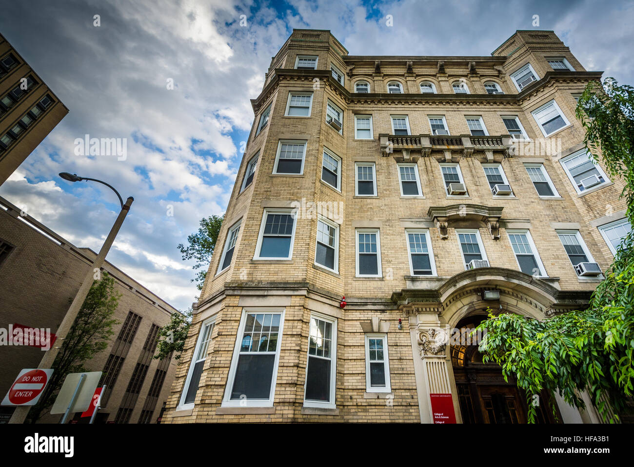 Die Hochschule der Künste & Sciences Building an der Boston University in Boston, Massachusetts. Stockfoto