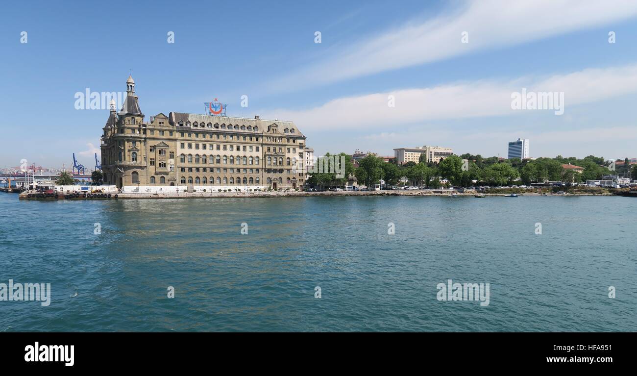 Haydarpasa Bahnhof in Kadiköy, Symbol Wahrzeichen von Istanbul, Türkei Stockfoto