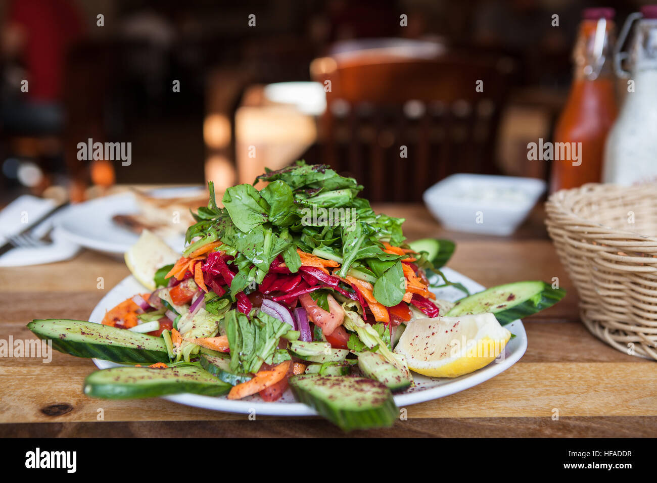Türkischer Salat Stockfoto