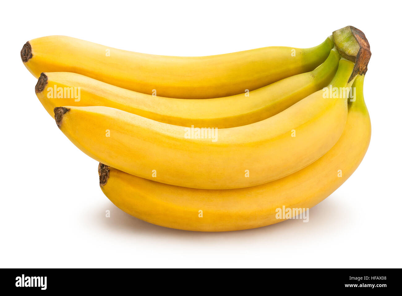 Banane isoliert Stockfoto