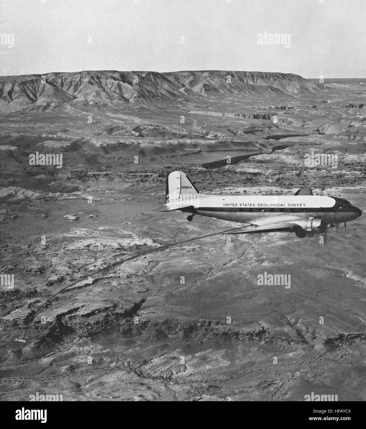 Die USGS Flugzeug die USGS-Flugzeug Stockfoto