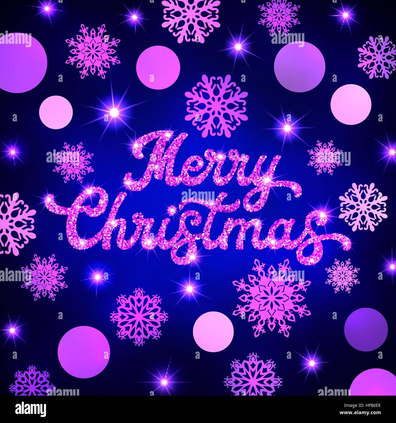 Frohe Weihnachten Glitzer Hand Schriftzug Inschrift auf Weihnachten