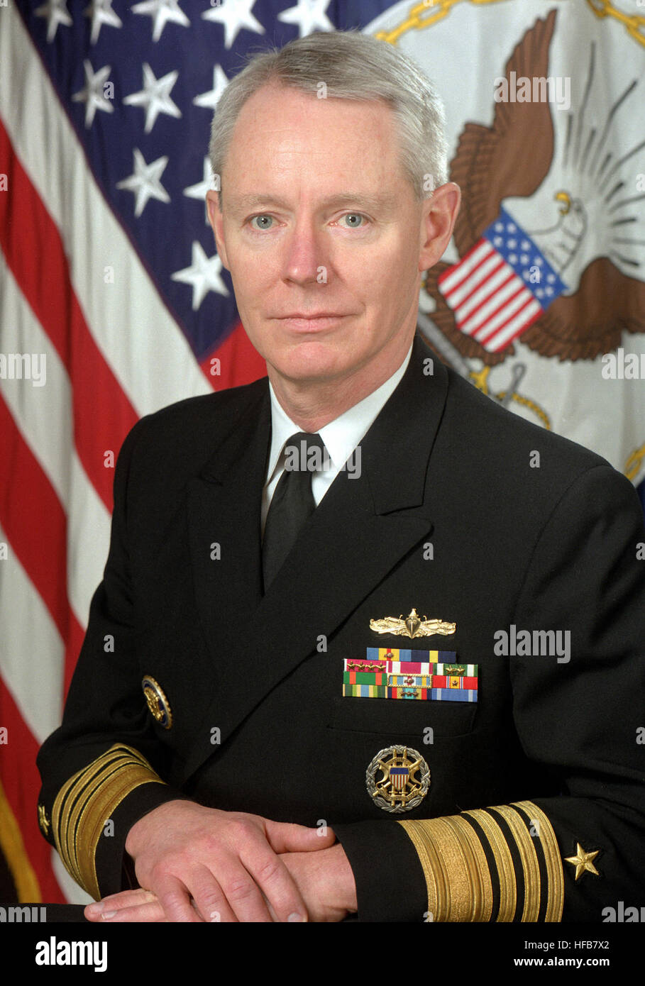 ADM Donald L. Pilling, USN, Vice Chief Naval Operations. Donald L Pilling Stockfoto