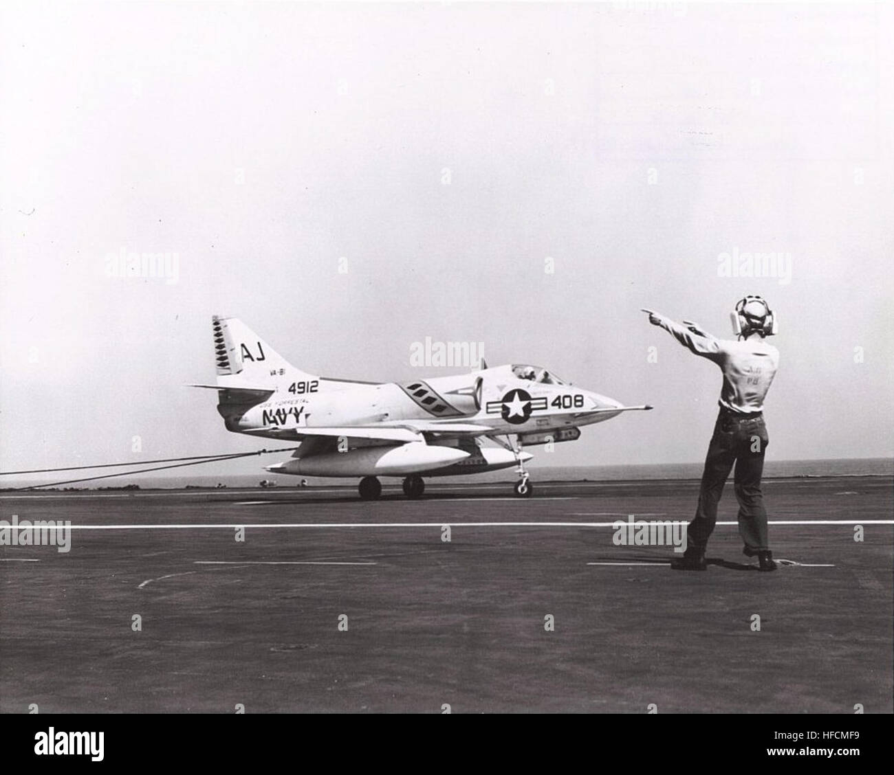 A4D-2 VA-81 CVA-59 Stockfoto