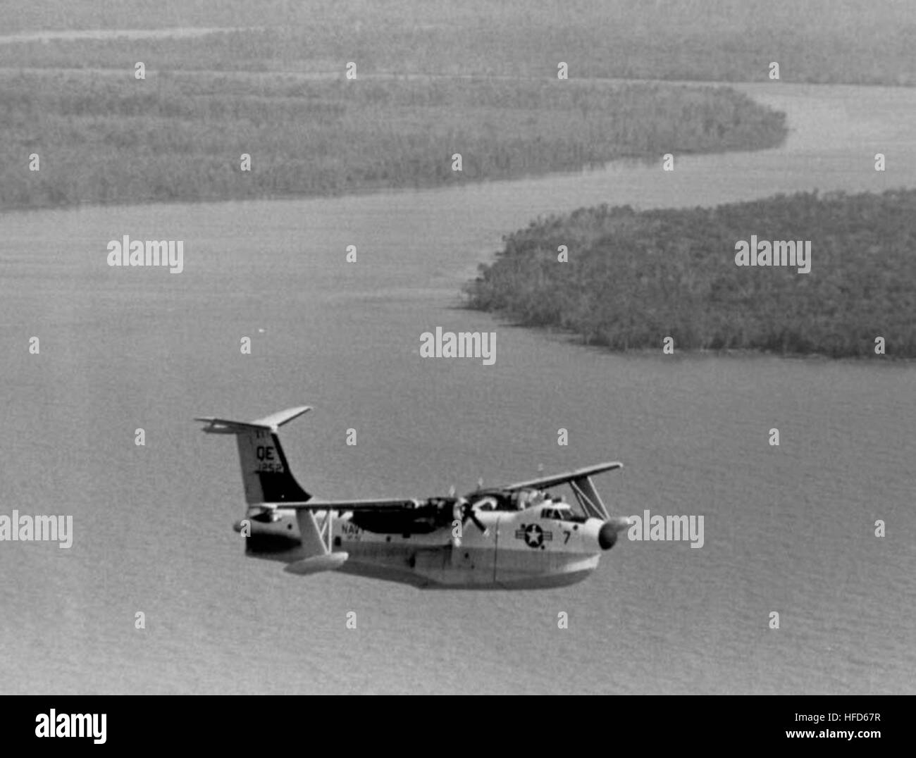 SP-5 b VP-40 auf Vietnam Patrouille 1965 Stockfoto