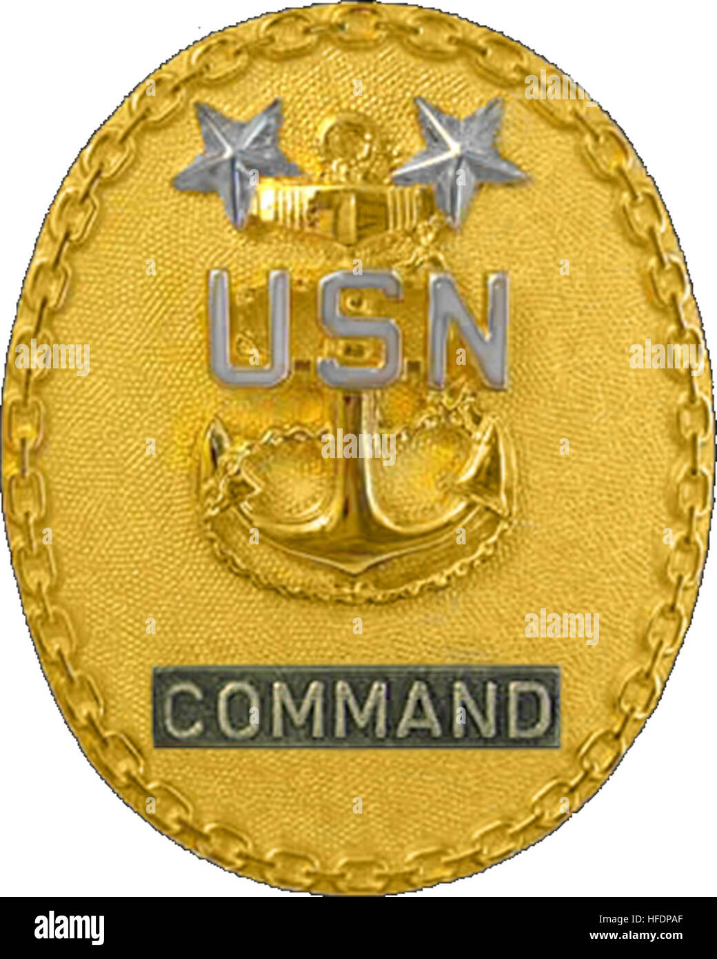 Abzeichen der ein United States Navy Command Master Chief Petty officer ...