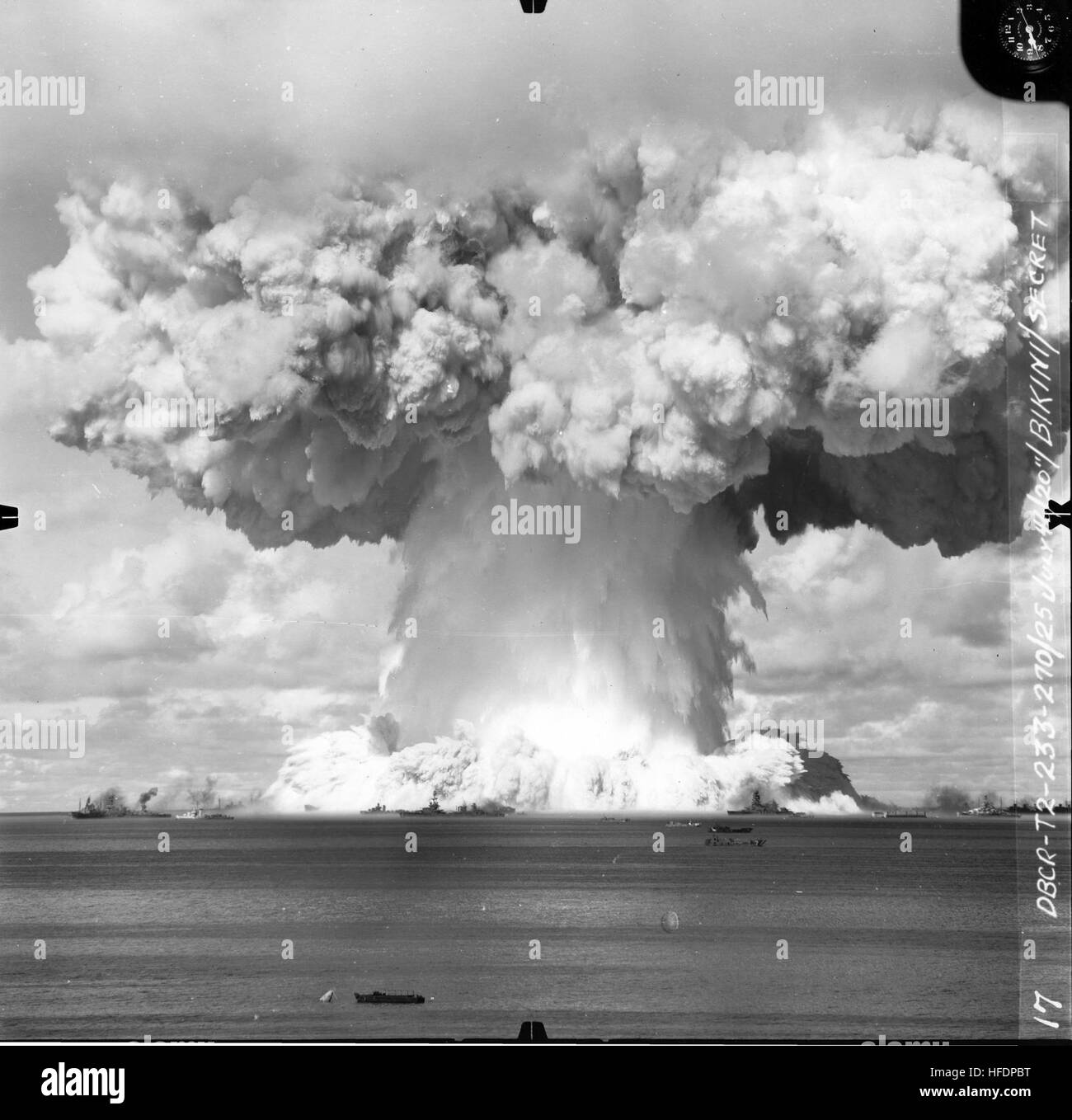 Baker-Test atomaren Explosion während der Operation Crossroads 25. Juli 1946 Stockfoto