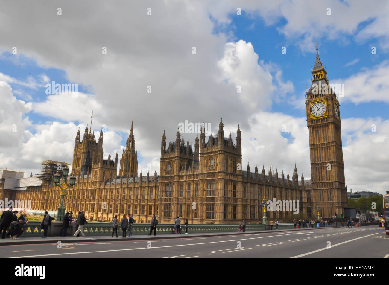 Big Ben und Häuser des Parlaments, London, UK Stockfoto