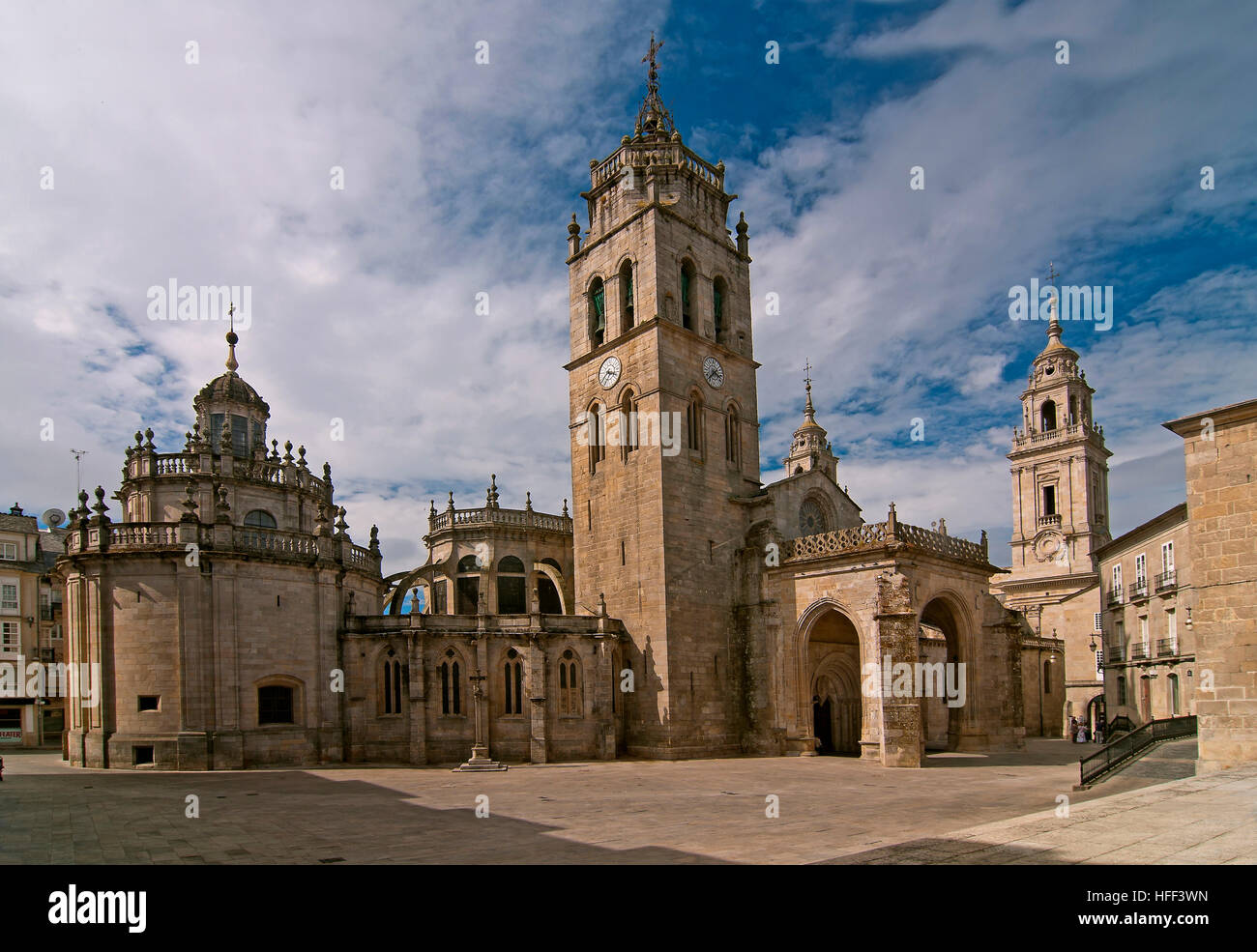 Kathedrale von Santa Maria des 12. Jahrhunderts, Lugo, Region Galicien