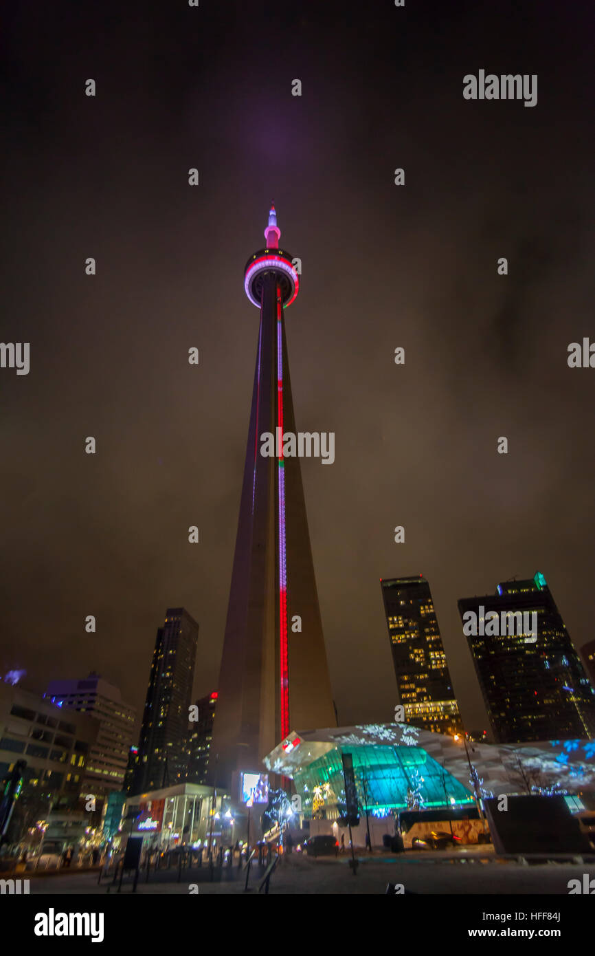 CN Tower in der Innenstadt von Toronto Stockfoto