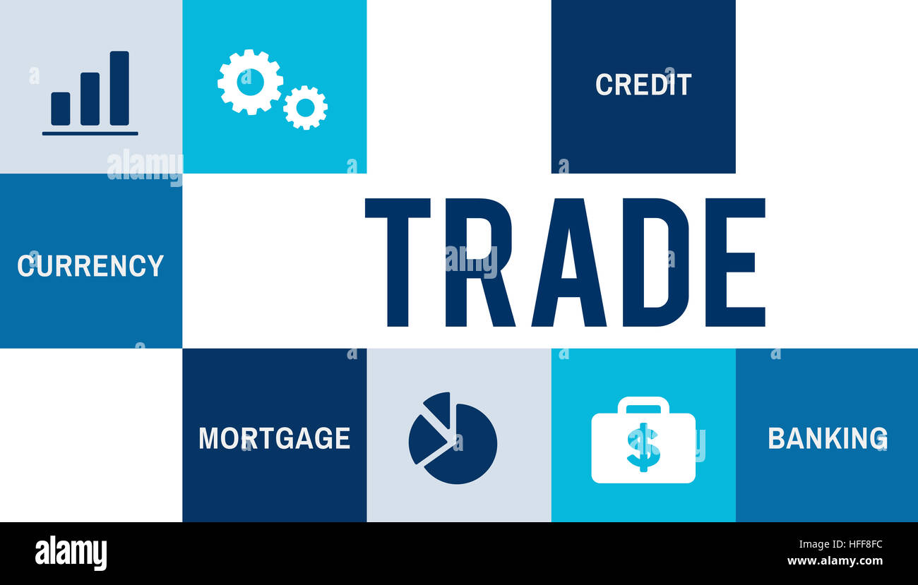 Wirtschaft Handel Accounting Finance Concept Stockfoto