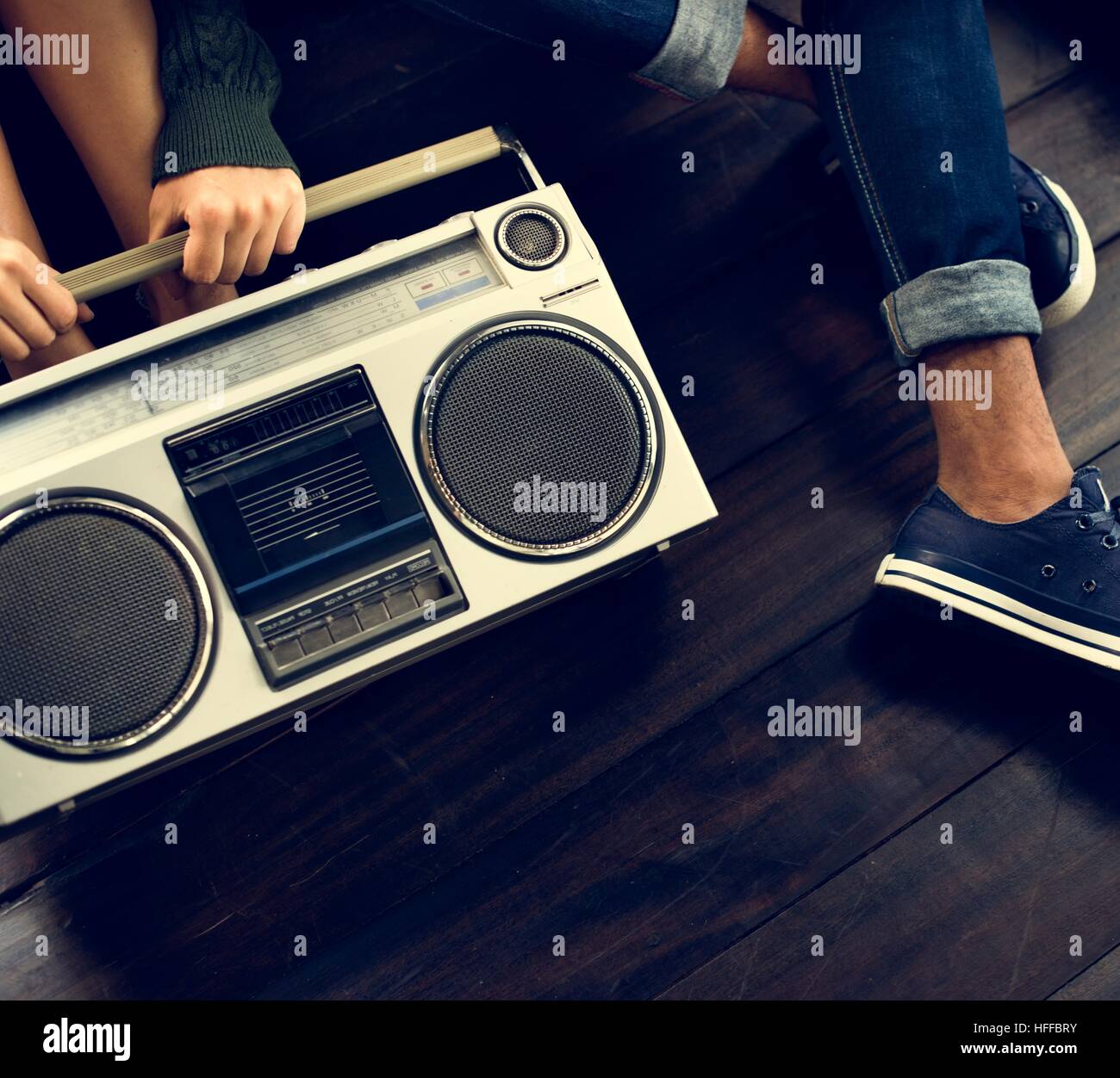 Stereo Anlage Radio Medienkonzept Stockfoto