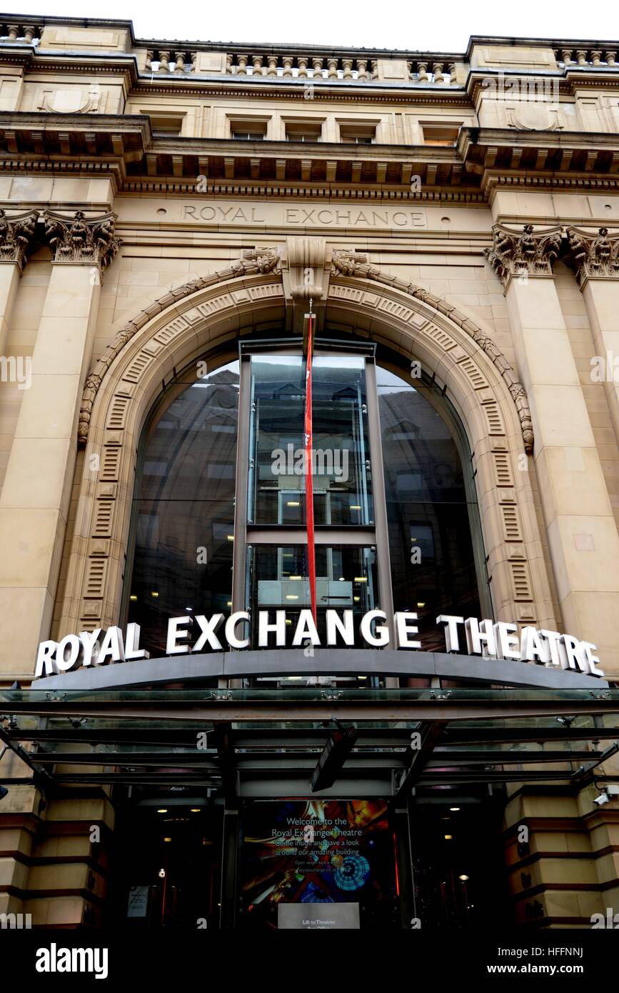 Royal Exchange-Fassade Stockfoto