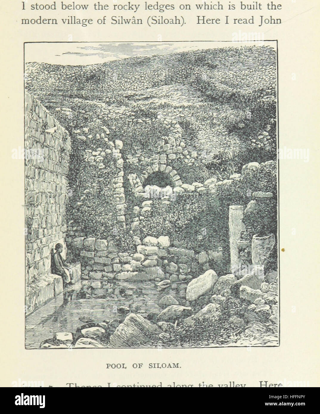 Dieses Bild, auf Seite 131 von „Wine and Oil from Immanuel's Land“ von James Ormiston, bietet eine visuelle Darstellung zu christlichen Themen, die 1897 in London veröffentlicht wurden. Stockfoto