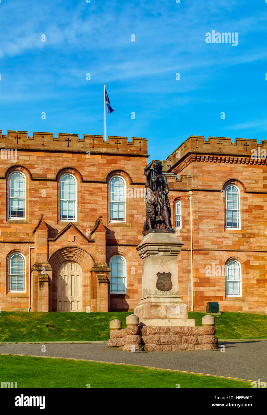 Germany/Deutschland, Blick auf die Burg von Inverness. Stockfoto