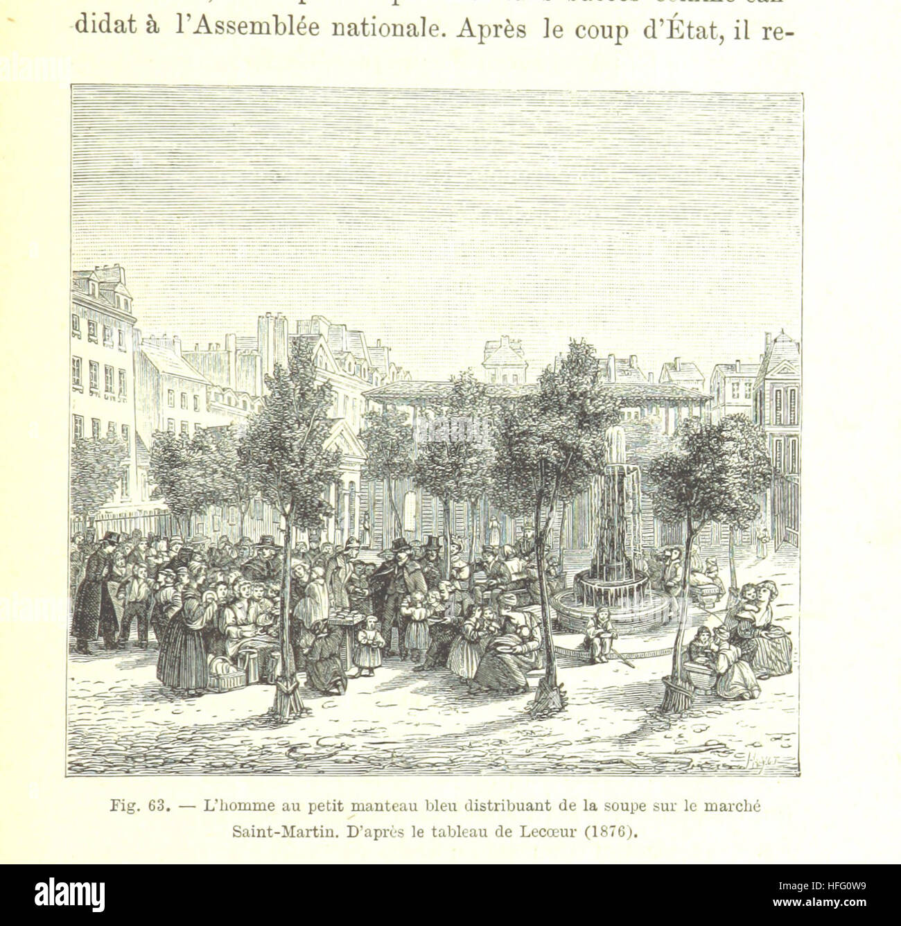 Bild von Seite 149 von „Les Cris de Paris“, einem Werk, das die Schreie und Typen von Menschen im historischen Paris zeigt, begleitet von Gravuren. Stockfoto