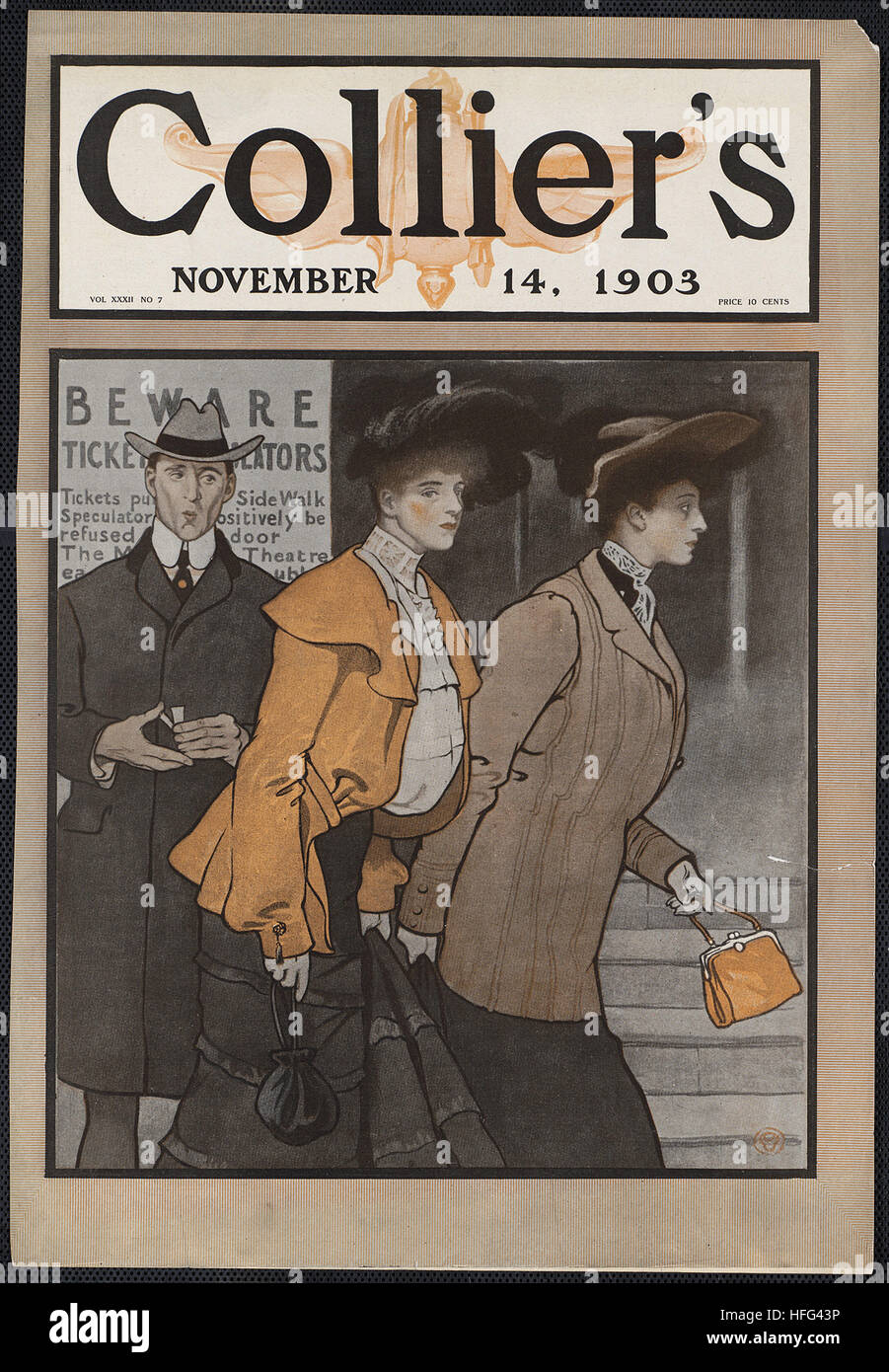 Collier 14. November 1903 Stockfoto