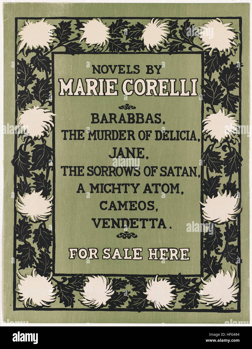 Romane von Marie Corelli Stockfoto