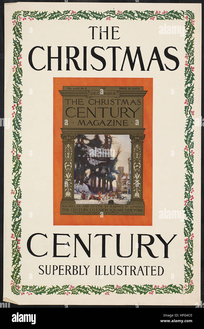 Weihnachten-Jahrhundert, hervorragend illustriert Stockfoto