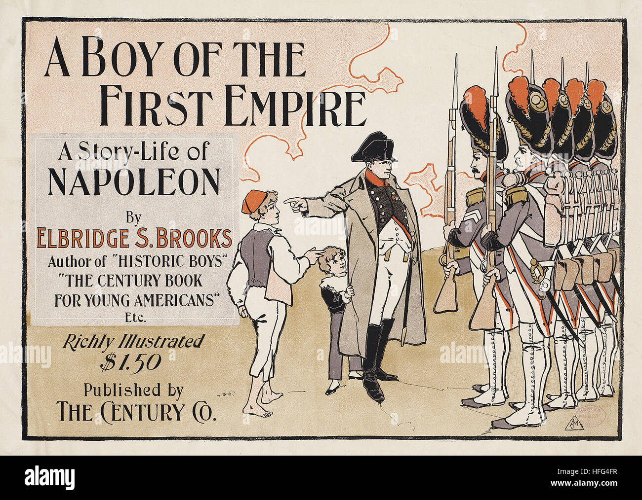 Ein Junge des Imperiums ein Geschichte-Leben von Napoleon Stockfoto