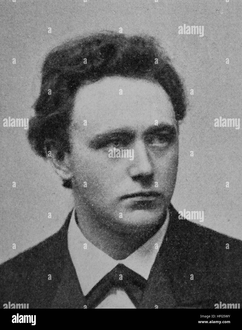 Paul Felix Weingartner, Edler von Muenzberg, wurde 1863-1942, ein österreichischer Dirigent, Komponist und Pianist., Reproduktion Foto aus dem Jahr 1895, Digital verbessert Stockfoto