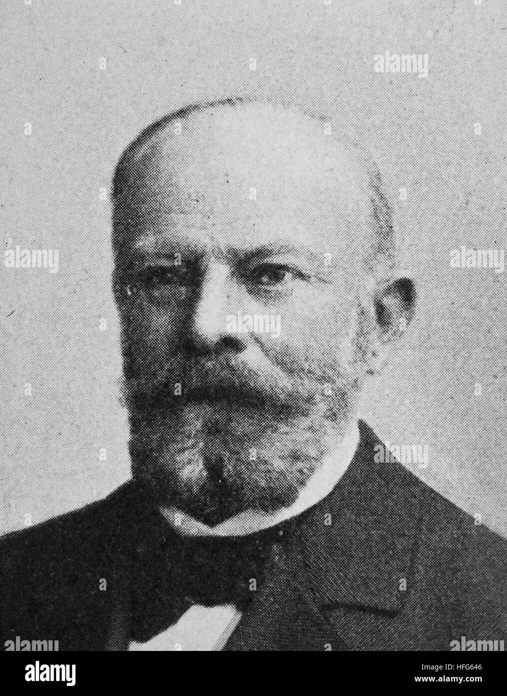 Dagobert von Gerhardt Gerhard von Amyntor, 1831-1910, war ein deutscher Soldat, Dichter und Romancier. Reproduktion Foto aus dem Jahr 1895, digital verbessert Stockfoto