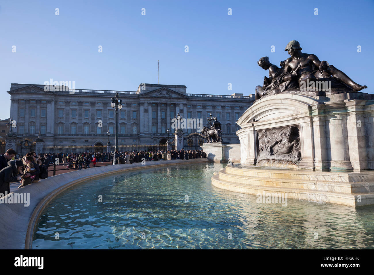 Buckingham Palace Stockfoto
