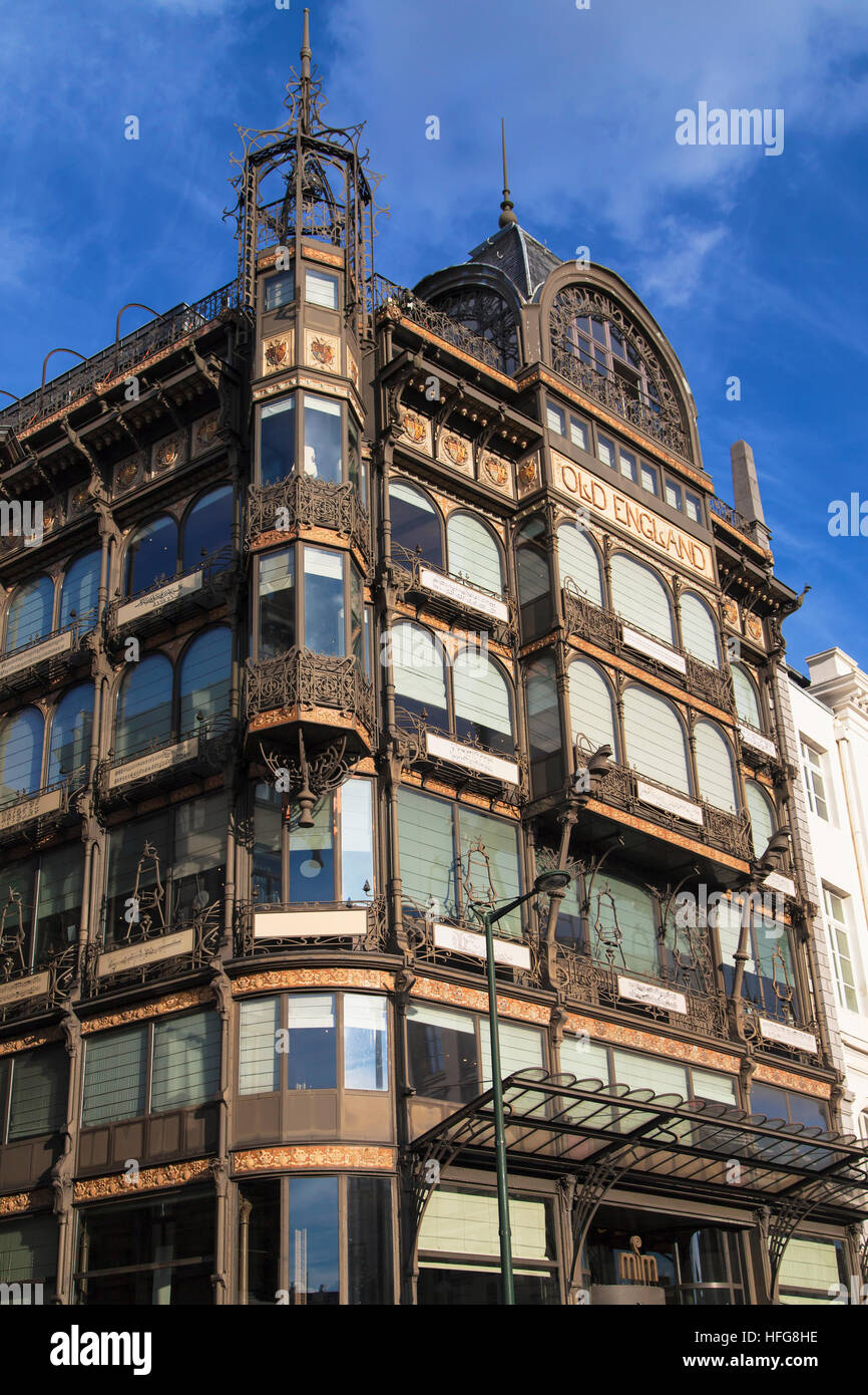 Old England-Gebäude in Brüssel, Belgien. Stockfoto