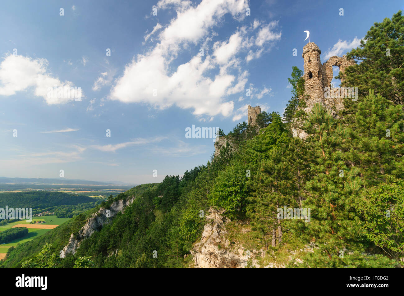 ScheiblingkirchenThernberg Burg Ruine Türkensturz, Wiener Alpen
