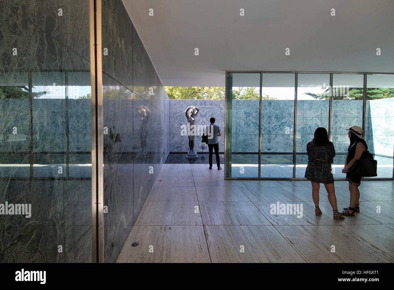 Die Fundació Mies van der Rohe, Deutscher Pavillon für die