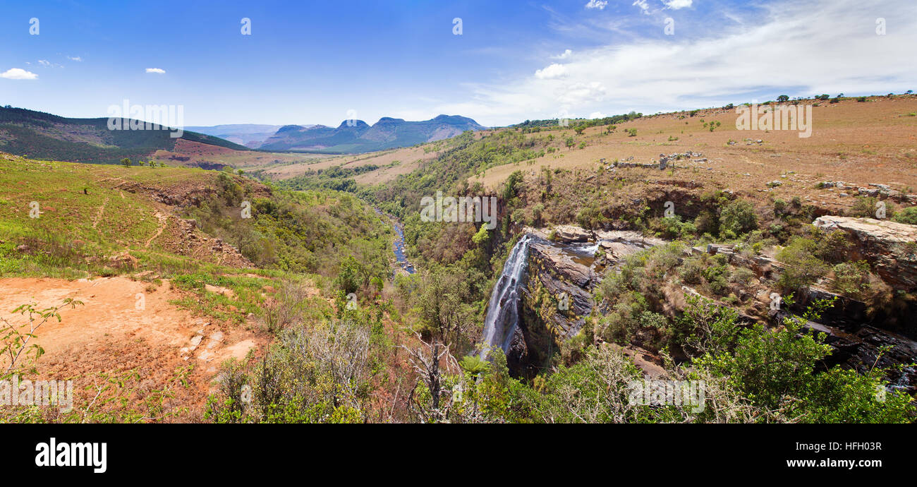 Panorama von Lissabon fällt, Blyde River Canyon, Mpumalanga, Südafrika Stockfoto