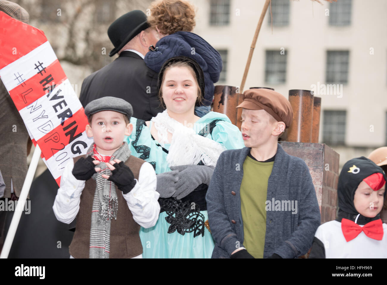 London, UK. 1. Januar 2017. Teilnehmer von Havering, London in London Neujahr Parade © Ian Davidson/Alamy Live-Nachrichten Stockfoto