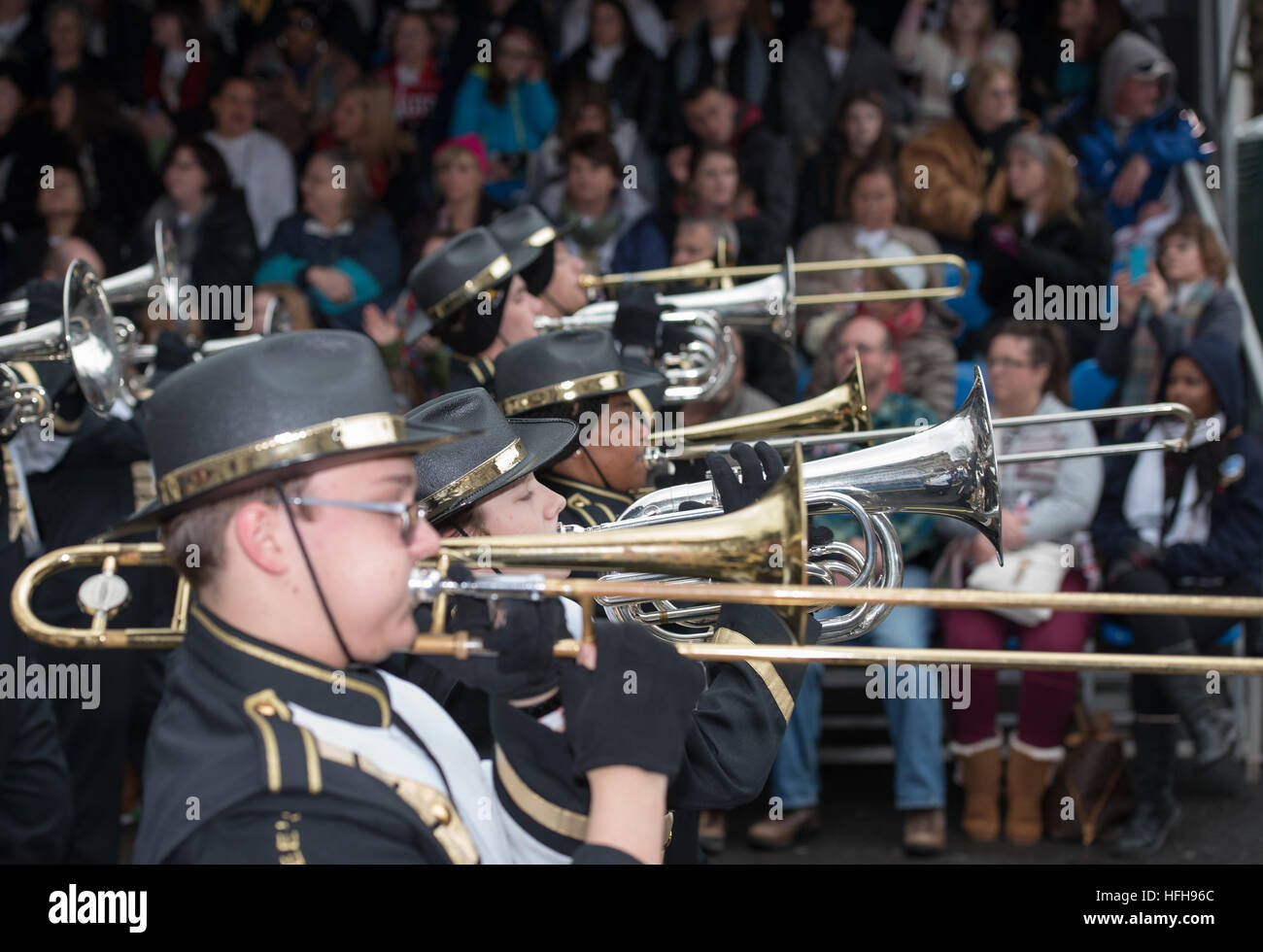 London, UK. 1. Januar 2017. Teilnehmer bei der London Neujahr Parade © Ian Davidson/Alamy Live News Stockfoto