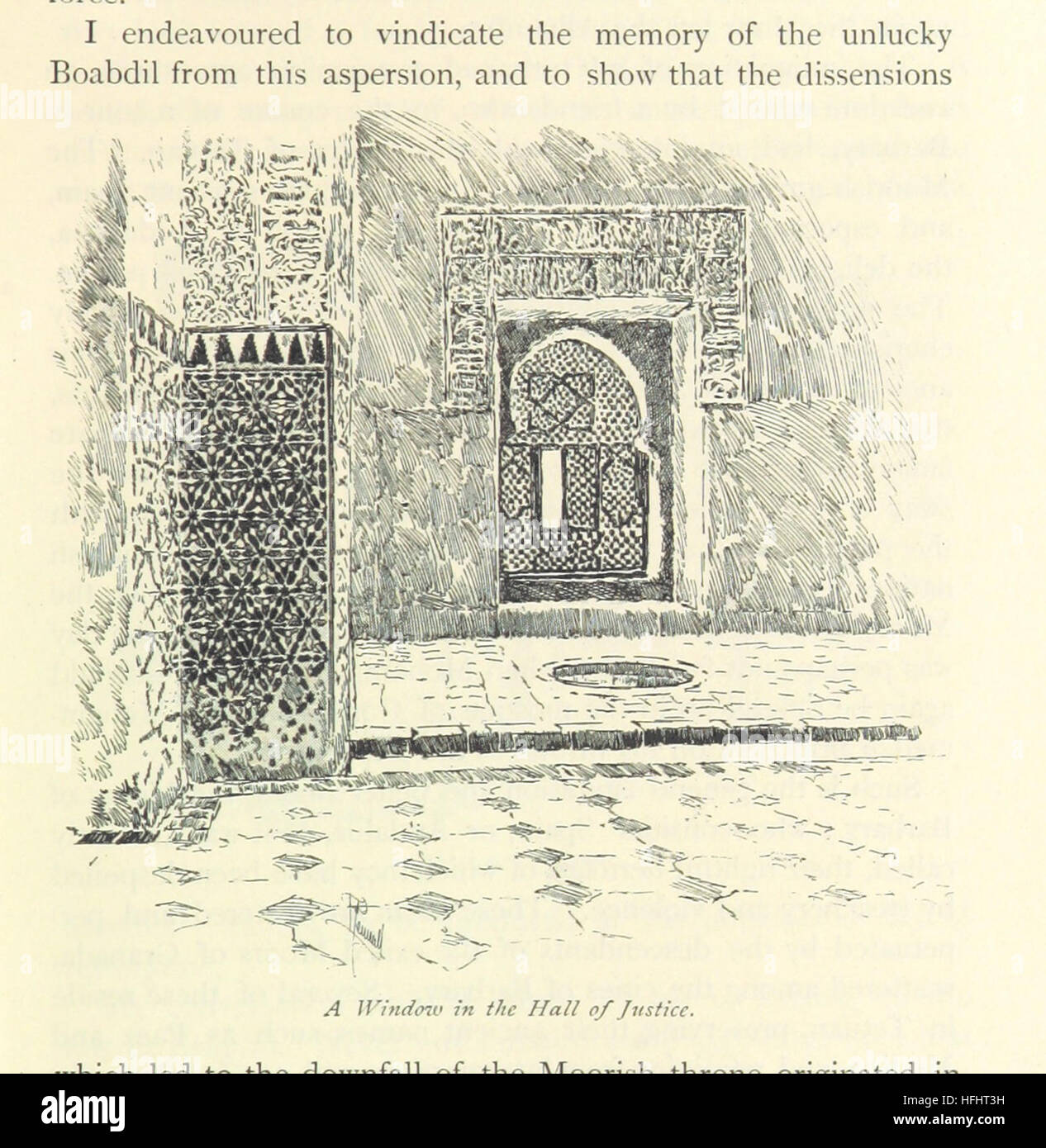 Bild entnommen Seite 181 von ' The Alhambra... Mit einer Einführung von E. R. Pennell. Illustriert mit Zeichnungen von J. Pennell genannten Orte "Bild entnommen Seite 181 von ' The Alhambra mit Stockfoto